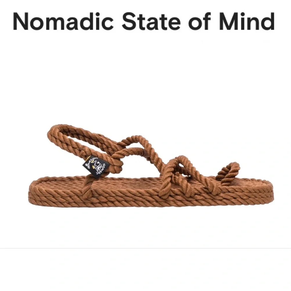 Nomadic State of Mind Toe Joe Rope Sandals in cafe 38